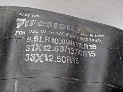 Firestone 9.5LR10.00R11LR16 Inner Tube for Radial or Bias Tires. Free Shipping!