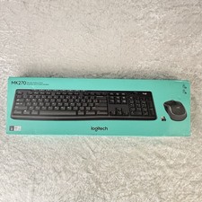 Logitech MK270 Wireless Keyboard and Mouse Combo - Black - New, Sealed