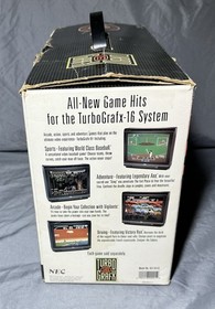 NEC TurboGrafx-16 Console Nearly Complete in Box &ndash; Looks Almost Unused
