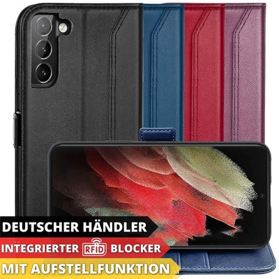 Klapp Tasche für Samsung RFID Wallet Cover Etui Case Schutz Hülle Book Flip Dünn