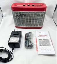 Fender Newport Bluetooth Speaker Red Tested Japan