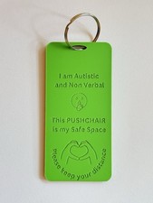 SEND AUTISM ADHD NEURODIVERGENT SPECIAL NEEDS DISABILITY Keyring   Wheelchair