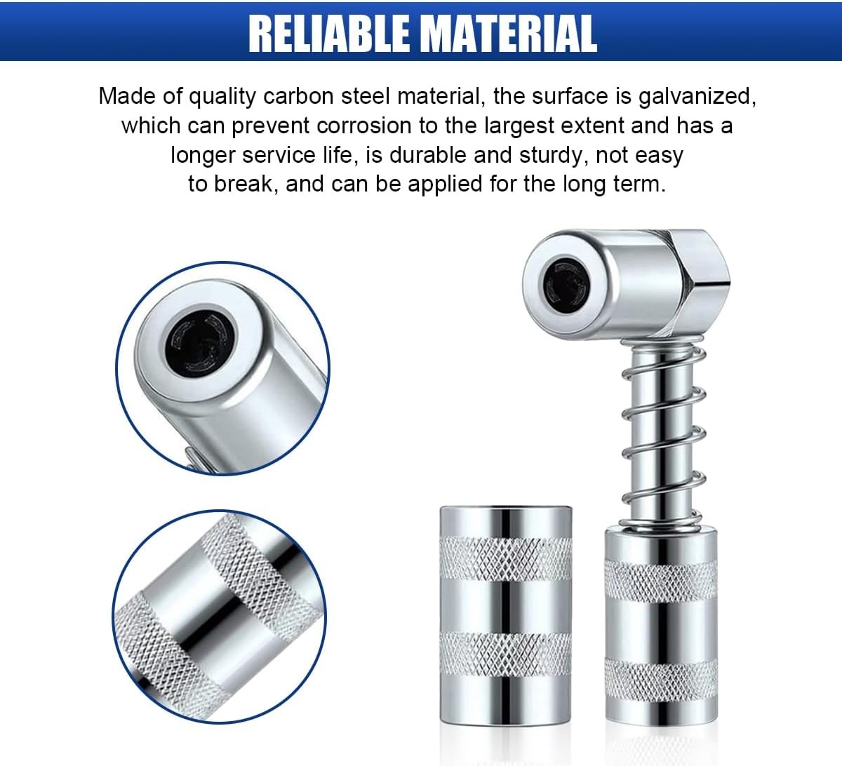 1 Set Grease Nozzle Adapter Grease Gun-Accessory 90 Degree Coupler Adapter Tool