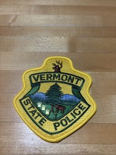 SALE Vermont State Police Patch-Historical Memorabilia