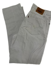 Vintage Levis 540 Brown Tab Jeans Relaxed 33x30 Made in USA Khaki/gray
