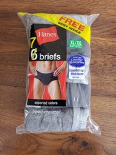 Hanes Mens 7 Pack Briefs XL Comfort Flex Waistband No Ride Up Assorted Colors