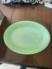 Fire King Jane Ray jadeite 11 3/4" by 9" oval platter