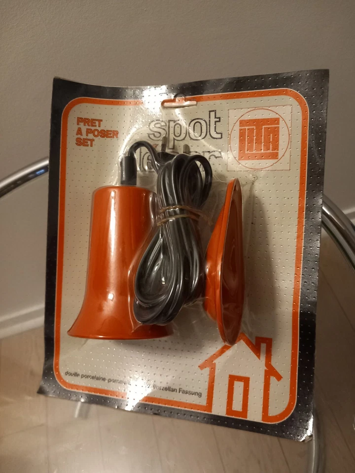 Spot LITA space Age Orange 1970 Boîte D'origine - Photo 2/4