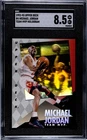 1992-93 Upper Deck - Team MVP Holograms Michael Jordan #4 Graded Card SGC 8.5