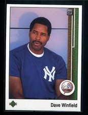 1989 Upper Deck Dave Winfield New York Yankees #349 Baseball Card
