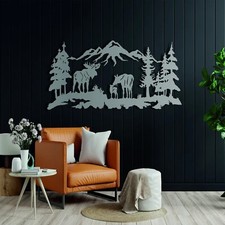 Image of Wall Hangings, Metal Sign, Nature Wall Art, Wildlife Lover Gift,Metal Wall Decor
