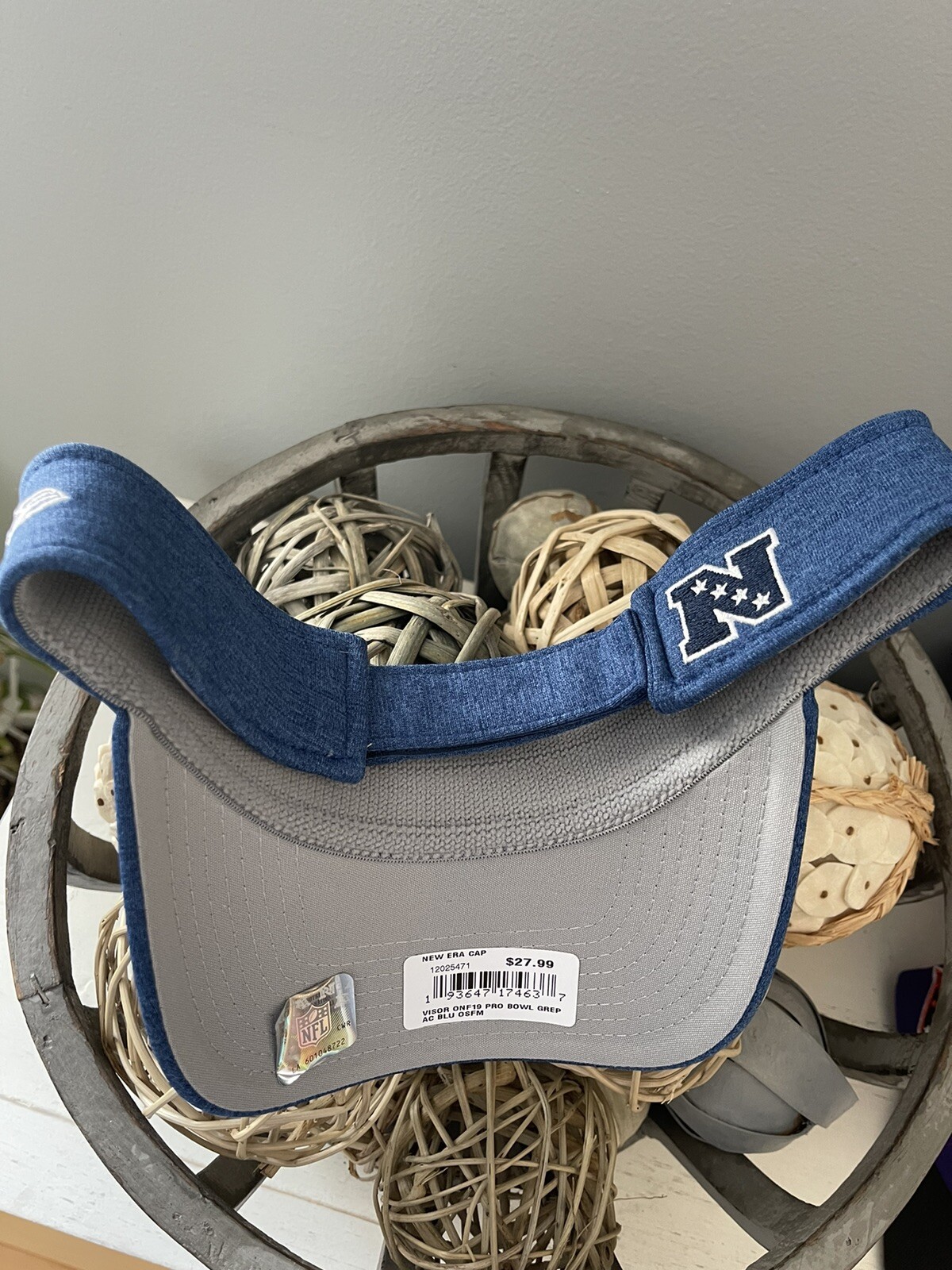 New Era Visor Hat Green Bay Packer Football Pro Bowl Edition One Size