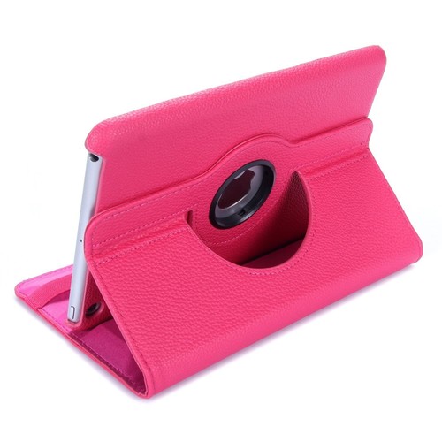 Funda Rotatoria Piel para IPAD 2 / 3 / 4 Protector FUCSIA Entrega 48/72h i247 - Imagen 2 de 2