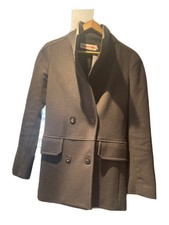 Chloe Double Breasted Coat Women’s Size Small Grey Rrp £560 Size 8-14 Small/ Med