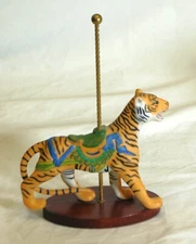 Treasury Carousel Art Circus Carnival Tiger William Manns Franklin Mint
