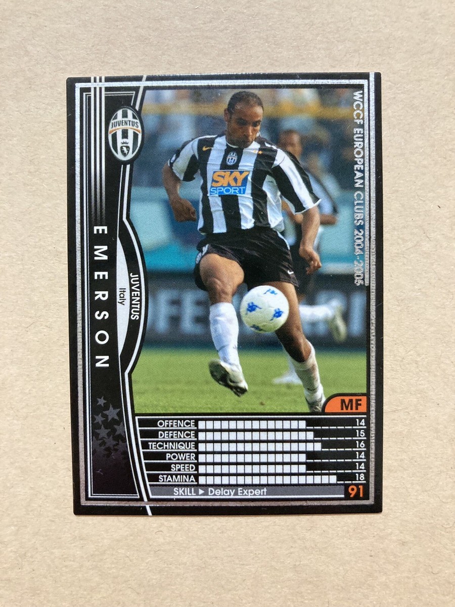 Emerson 2004-2005 04-05 Panini WCCF Soccer Card Rare
