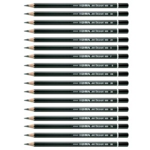 Lyra Rembrant Graphite Pencils Grades 6h 9b Ebay