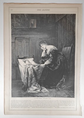 1876 Victorian Printed Engraving, Flora, Titian, Engraved by Max Rapine