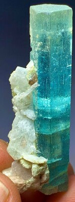 Rare Dark Blue Color Terminated Aquamarine Crystal Specimen
