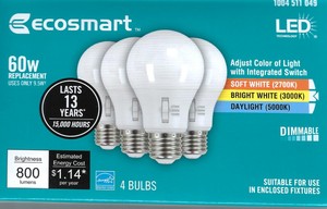 ecosmart light bulbs google home
