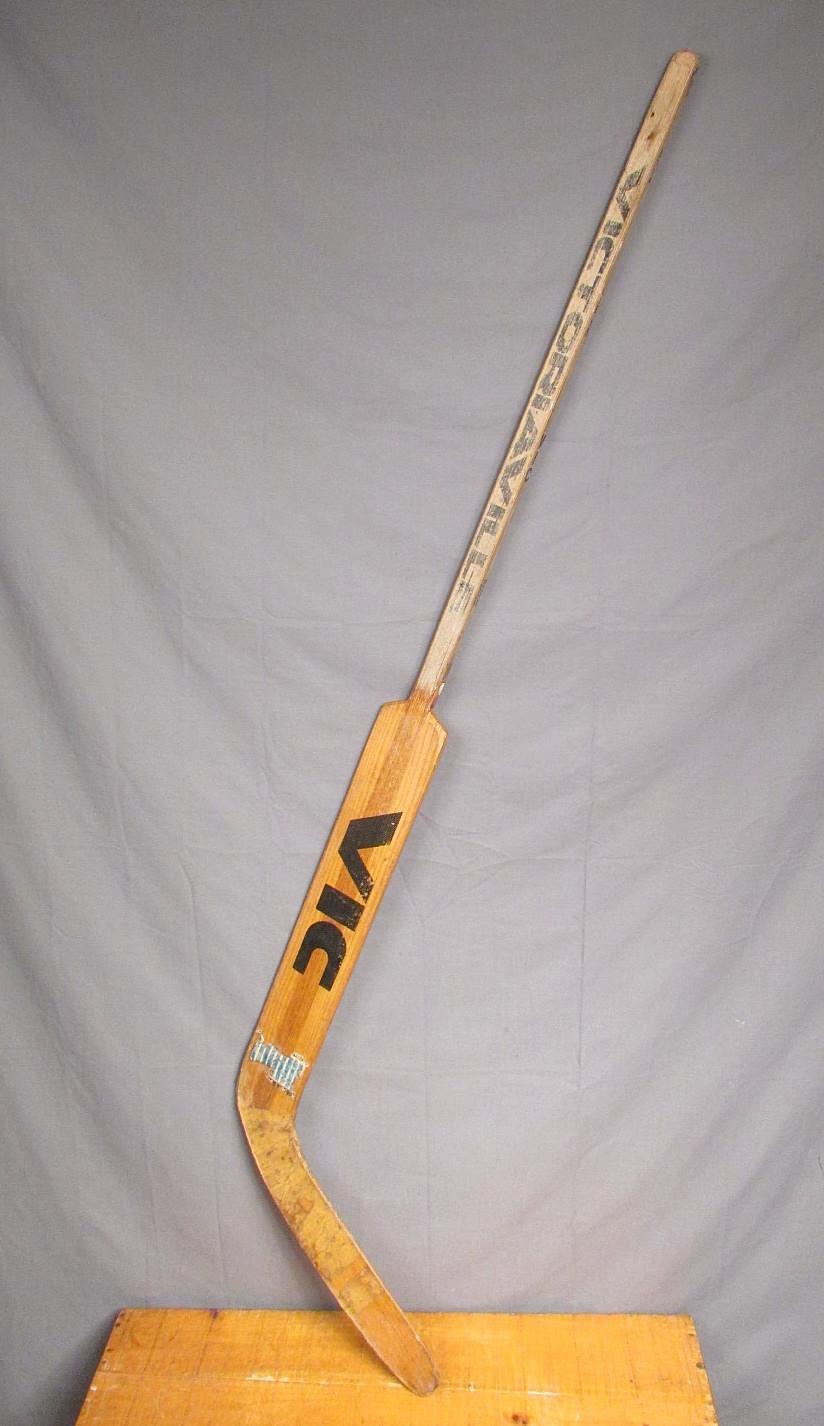 Vintage Victoriaville Wood Ice Hockey Goalies Stick 5114 Solid Great
