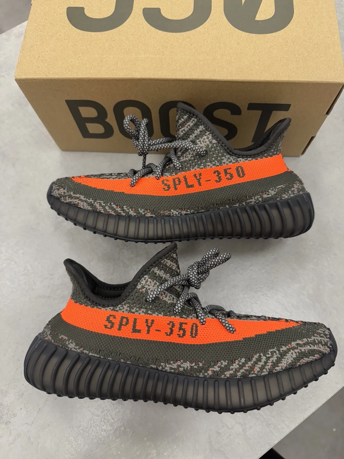 Adidas Yeezy Boost 350 V2 Carbon Beluga UK5