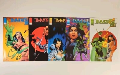 Immortal Two II #1-5 Complete Series 1997 Image Comics Lot 1 2 3 4 5 Mike Miller