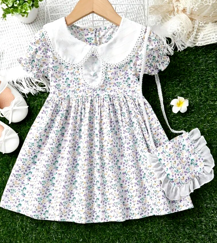 girls easter dress Toddler Baby Girl Outfit Bunny Cross Embroidery Ruffle Sleeveless Dresses Cute Bow Little Kids Clothes (Easter Blue, 12-18 Months) : Clothing, Shoes & Jewelry This adorable dress is perfect for Spring Melange Collection Lilac Easter Dress