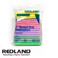 1000 Pcs Redland Evacuator Tips Assorted Colors Vented  New
