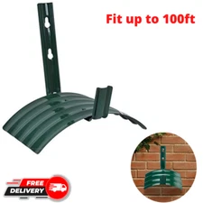 Stainless Steel Wall Mount Water Hose Rack Hanger Holder Storage Stand Garden