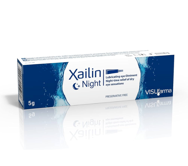 Xailin Night Lubricating Eye Ointment Tube 5g - Dry Eye Relief