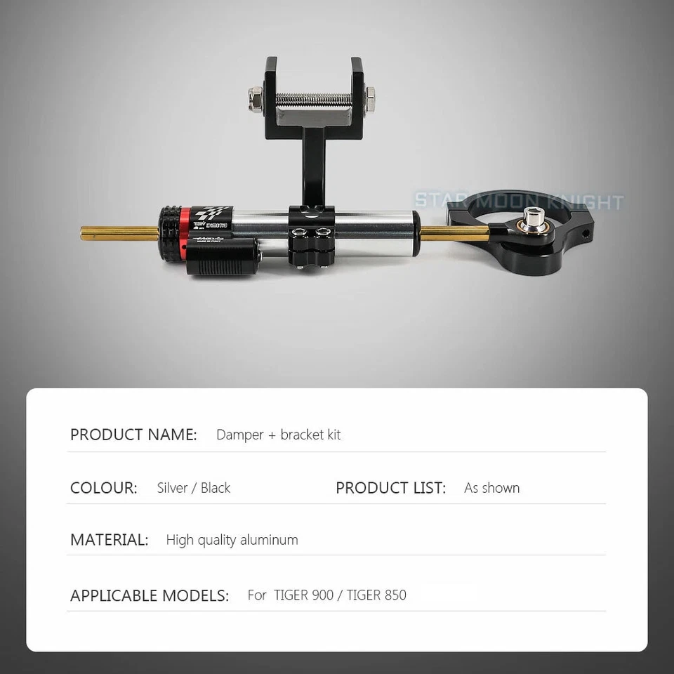 Amortiguador de dirección soporte estabilizador apto para Triumph Tiger 900 Tiger 850 Foto 3 de 4