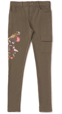 Matilda Jane SCOUT'S HONOR Pants Large Embroidered Cargo Women's Camp MJC NWT