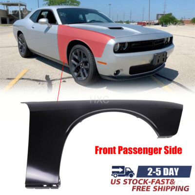 Front Passenger Side Fender Panel Fits 2008-2022 Dodge Challenger Primed Steel