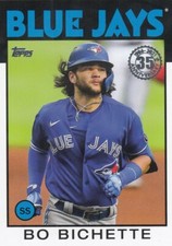 BO BICHETTE TOPPS 1986 86 RETRO 35TH ANNIVERSARY BLUE JAYS 2021 21