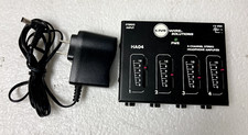 Live Wire Solutions HA04 4-Channel Stereo Headphone Amplifier w/Power Adapter