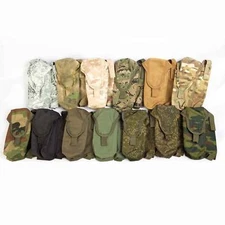 Tactical Pouch For 2 Magazines, 1 ROP Left & Knife MOLLE Techinkom Russian Army
