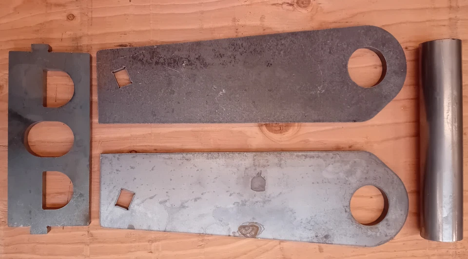 HT-BAUMASCHINEN Einzelteile für Anschweißrahmen MS03 / SW03