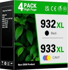 Printer Ink Cartridges For HP 932XL 933XL Officejet 6100 6600 6700 7612 7110