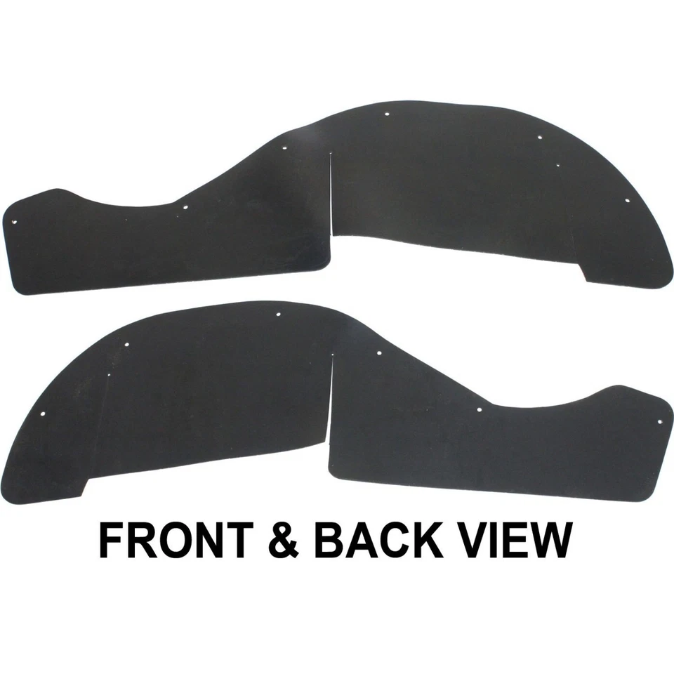 Juego de 2 protectores contra salpicaduras de guardabarros delantero derecho y derecho para 94-04 Chevrolet S10 GMC Jimmy Foto 4 de 4