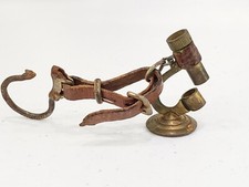 Miniature Brev Vintage Microscope Made In Italy 1.5" Tall