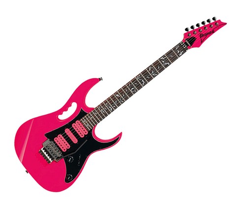 Ibanez JEMJRSPPK Steve Vai Signature 6 String Electric Guitar - Pink