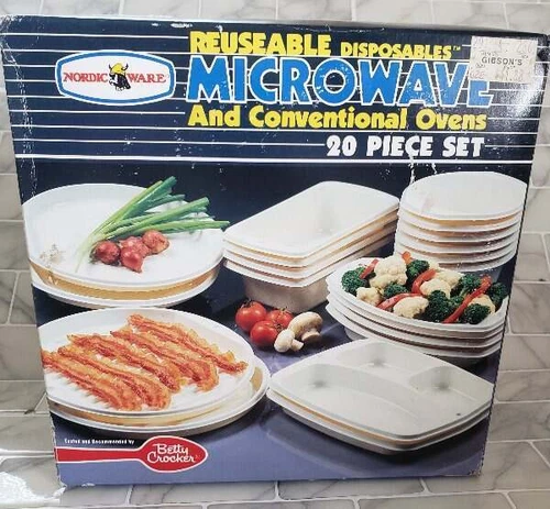 Nordic Ware Reusable Disposable Microwave Conventional Ovens 18 Piece Bake