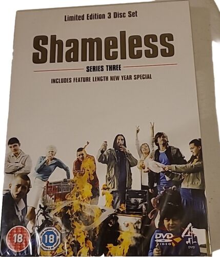 Shameless - Serie drei - Limited Edition 3 Disc DVD Set Neu/Versiegelt  - Bild 1 von 2