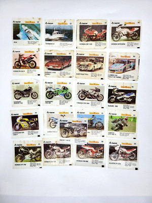 Vintage wrappers, chewing gum inserts Car Baycan BombiBom 36 pieces