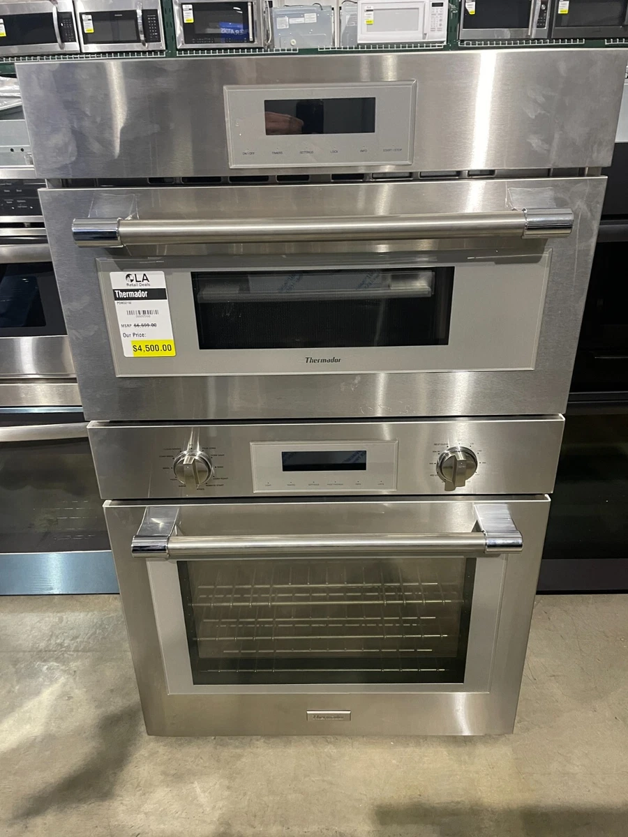 Thermador POM301W 30 inch Convection Wall Oven Microwave Combo eBay