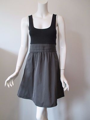 sachin and babi light blue dress Empire Signature Logo Jacquard Tank Dress in BONE - Sale