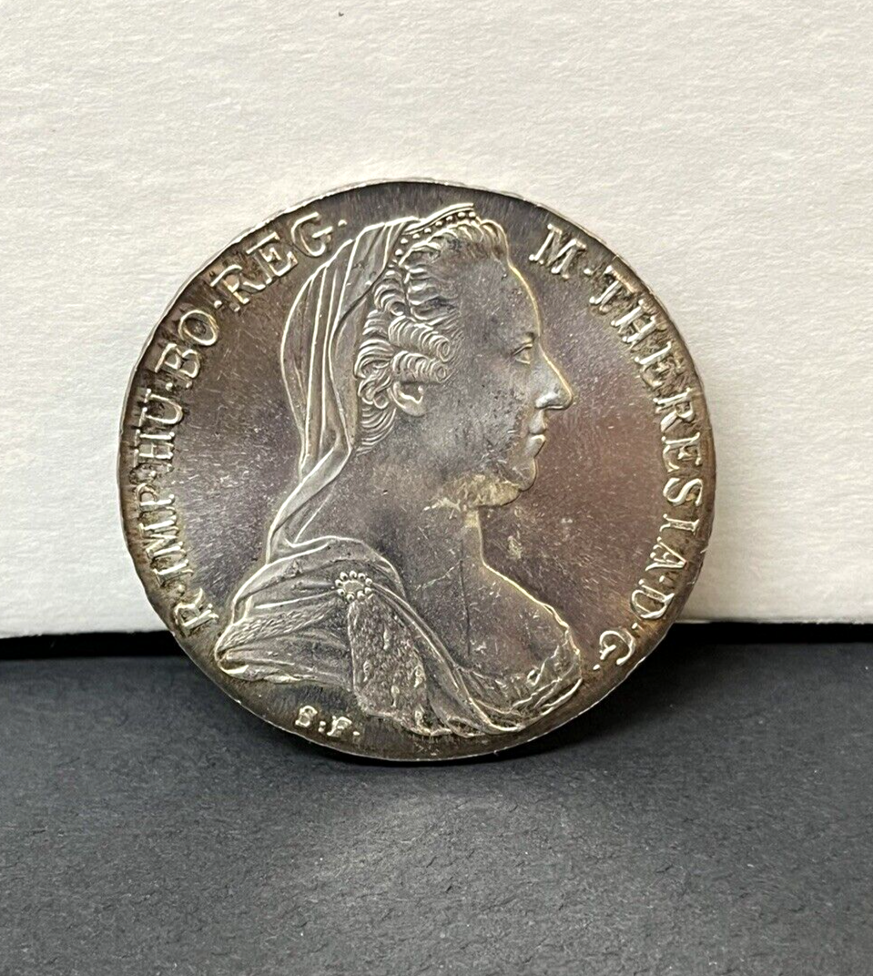Austrian Maria Theresa Thaler BURG CO TYR 1780 .833 Coin Restrike
