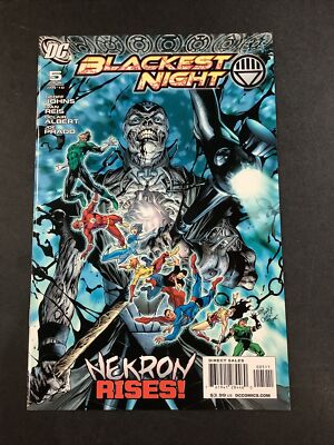 BLACKEST NIGHT #1 - 8 COMIC BOOK LOT FULL SERIES GREEN LANTERN DC