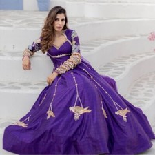 GOWN SALWAR KAMEEZ PAKISTANI INDIAN WEDDING PARTY WEAR DRESS BOLLYWOOD SUIT NEW